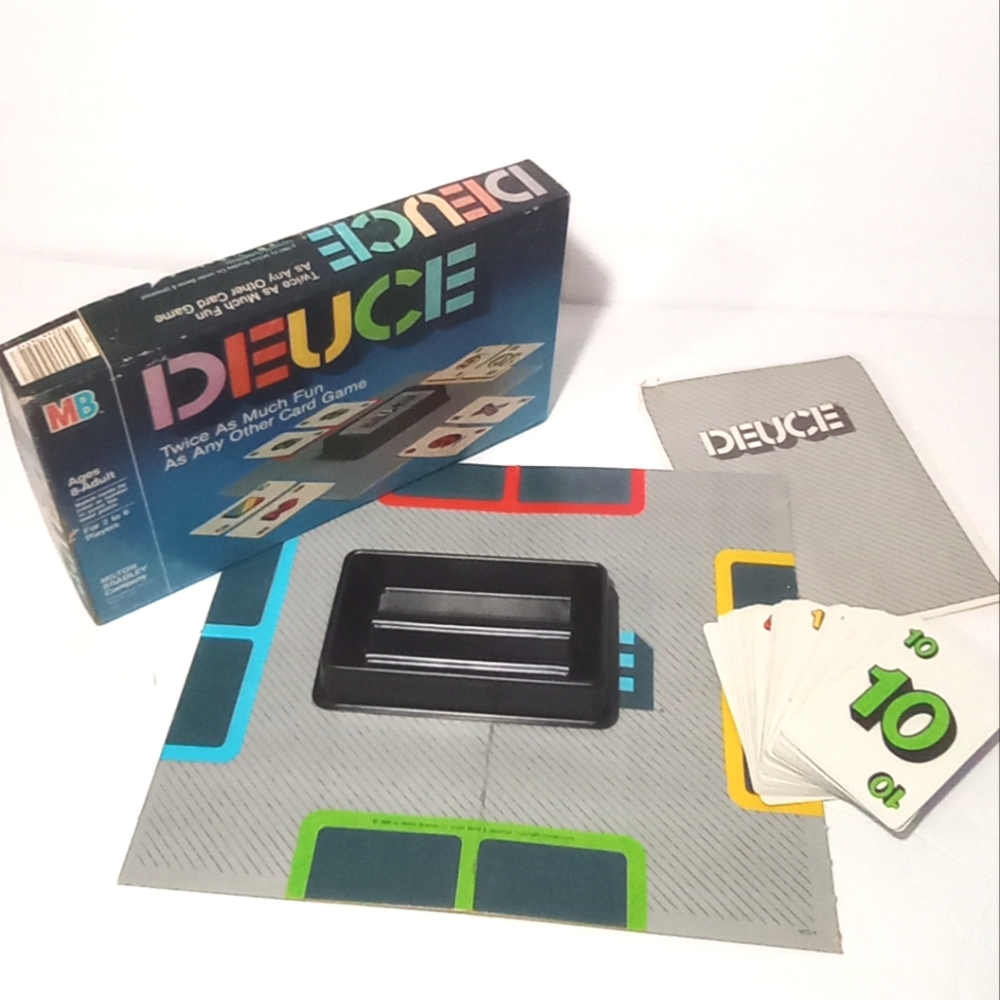 1985 Deuce 100% Complete Card Game by Milton Bradley
